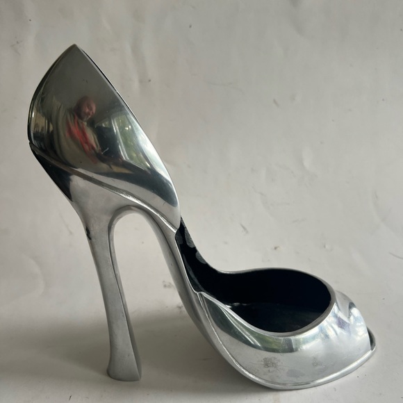 High Heel Stiletto Shoes Metal Wine Bottle Holder Table Centrepiece Heels Decor - Picture 5 of 6